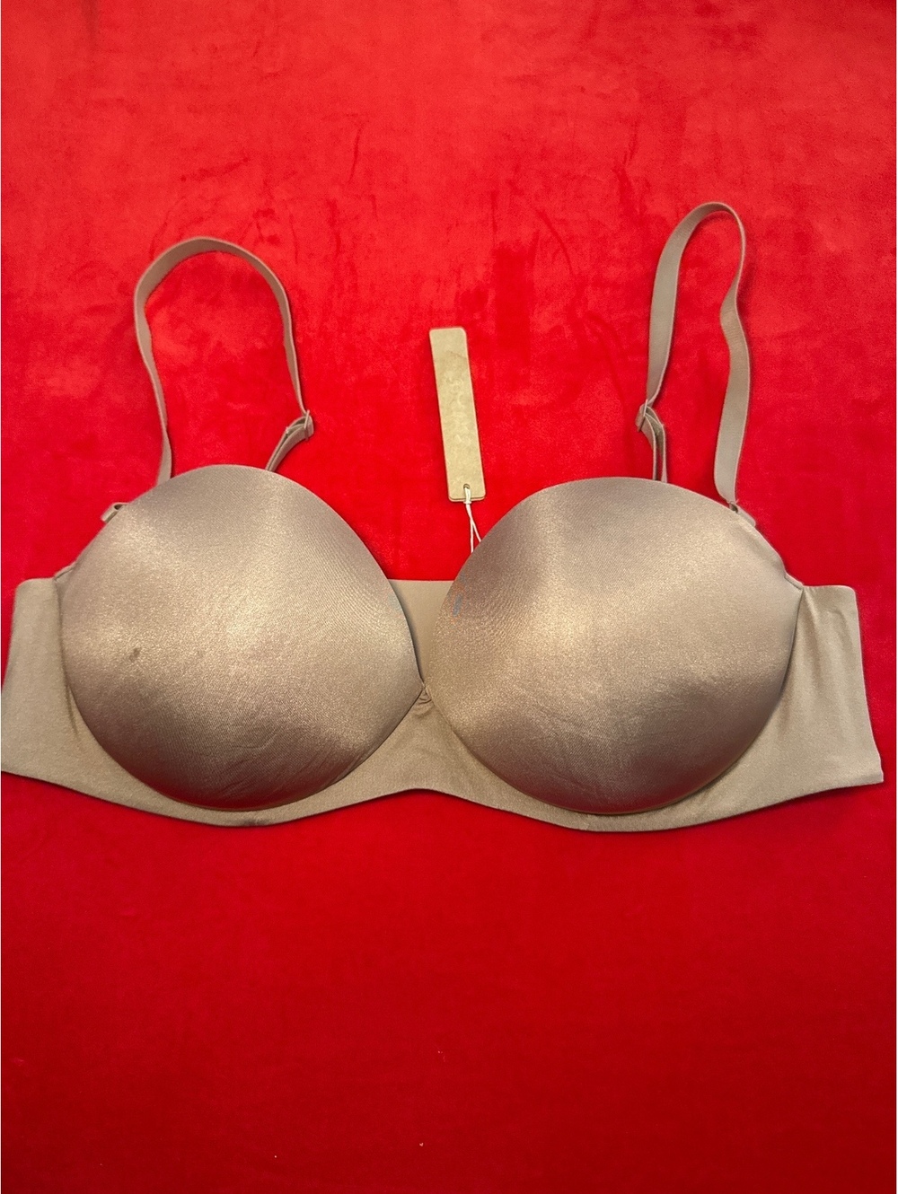 Skims Ultimate Push Up Strapless Bra Color Sienna Size 40B